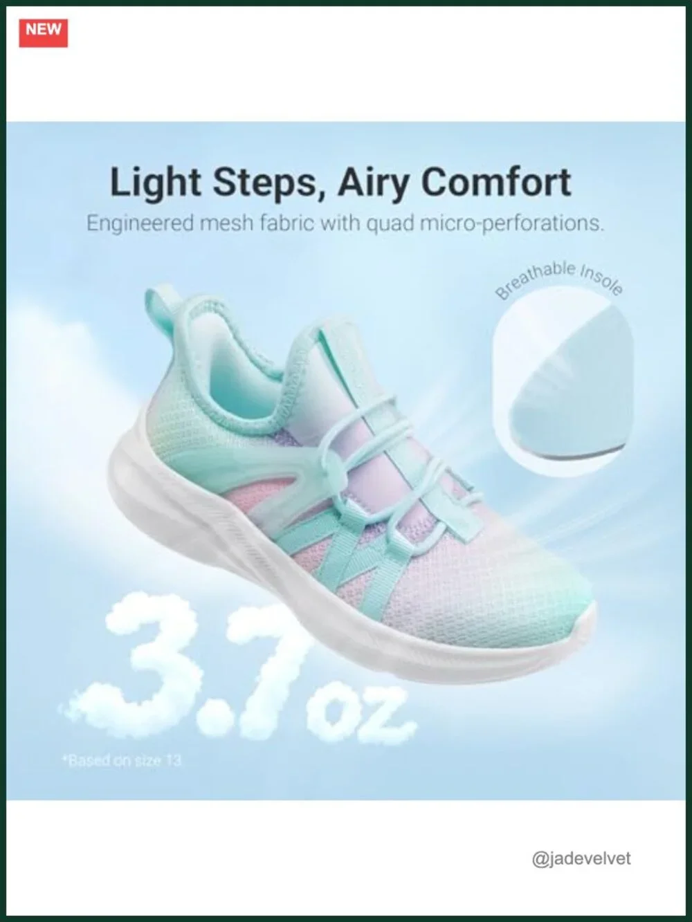 Kids Slip On Sneakers - Lightweight Breathable Tennis Shoes